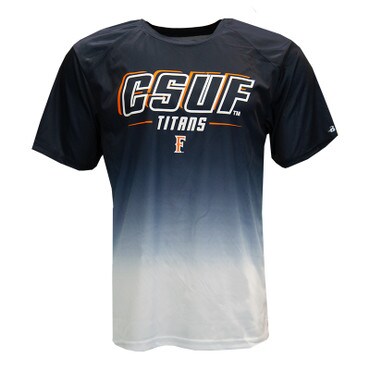 Badger Reverse Ombre Tee - Navy